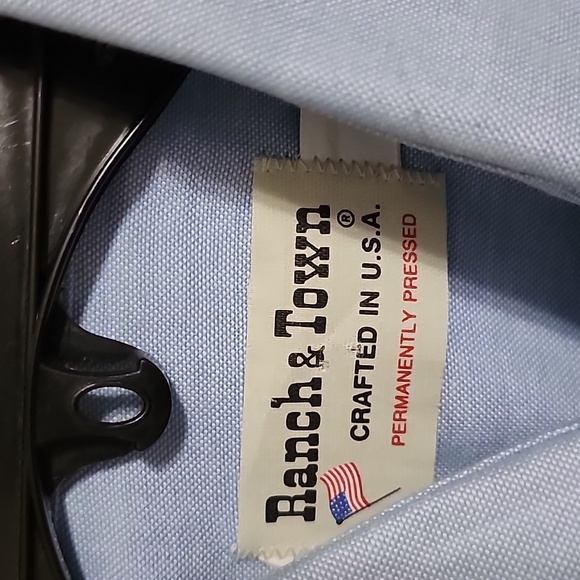 NWOT "RANCH TOWN" BLUE PEARL SNAP L/S SHIRT SZ 16-33 - Picture 4 of 8